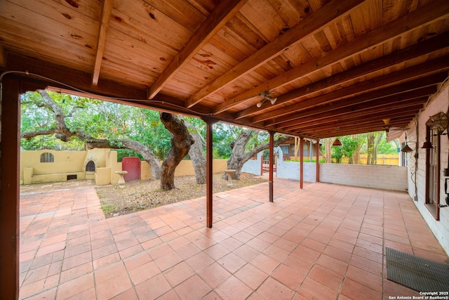 view of patio