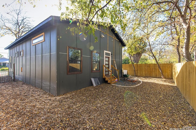 view of outbuilding