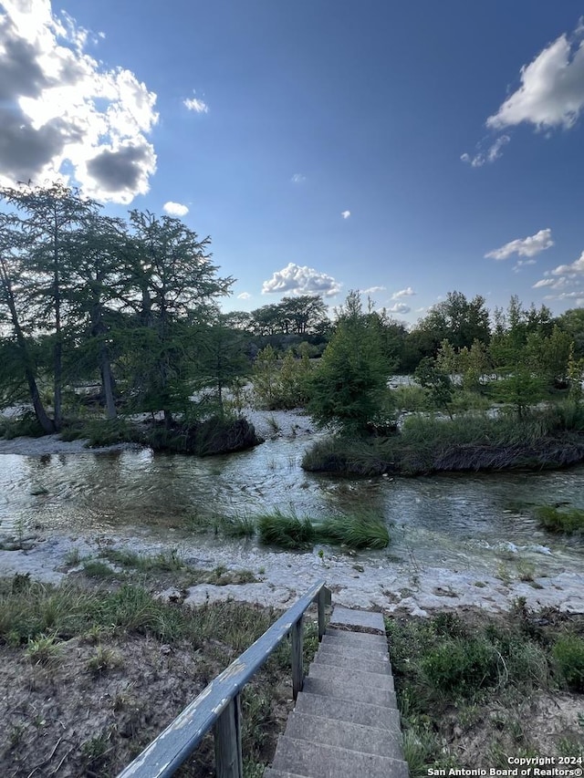 view of water feature