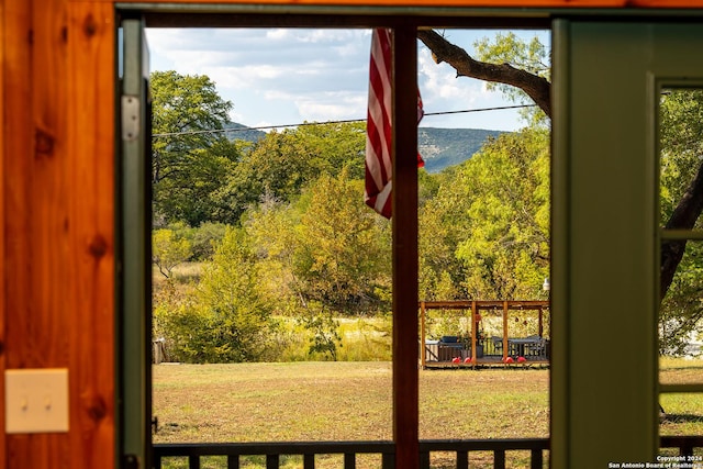 view of doorway