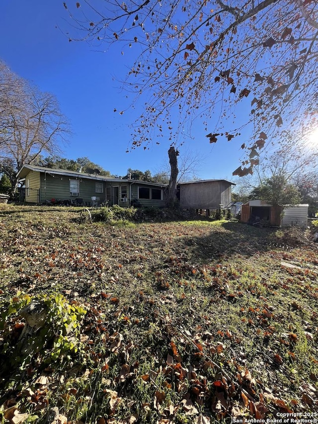 view of rear view of property