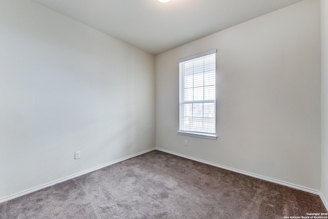 empty room with carpet floors