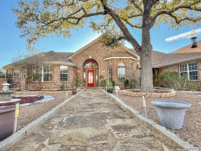 view of ranch-style home