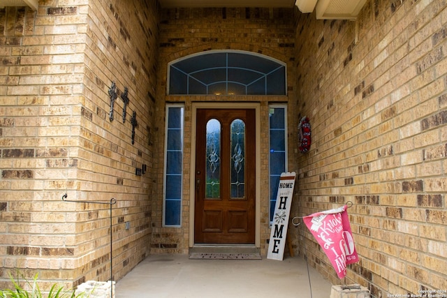 view of entrance to property