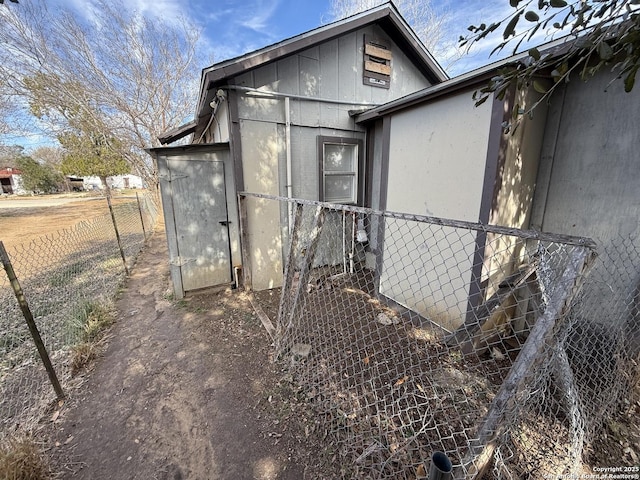 view of home's exterior