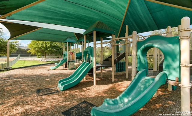 view of jungle gym