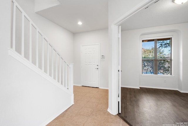 view of tiled entryway