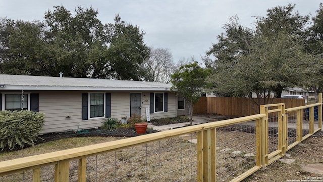 view of ranch-style house