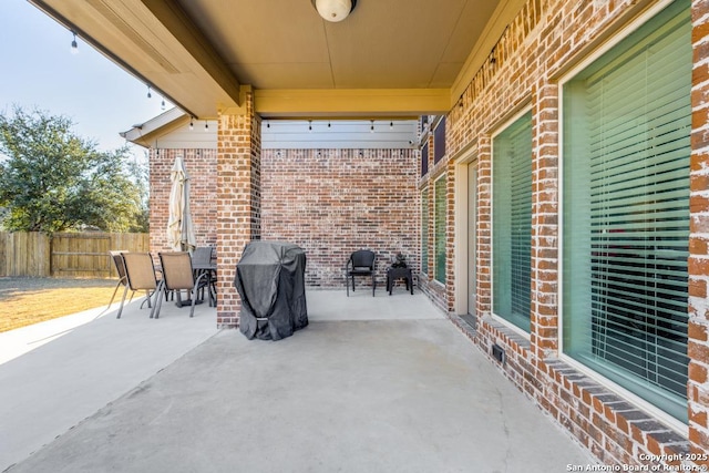 view of patio / terrace with grilling area