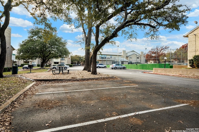 view of vehicle parking