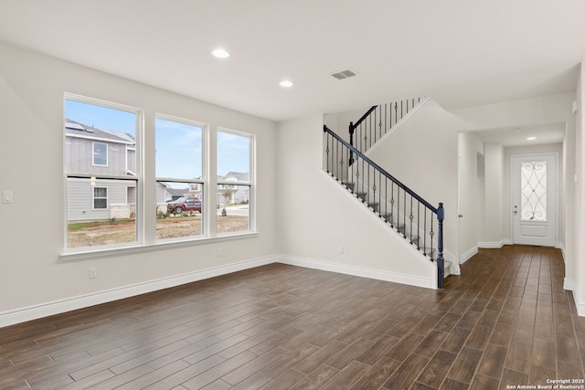 view of unfurnished living room