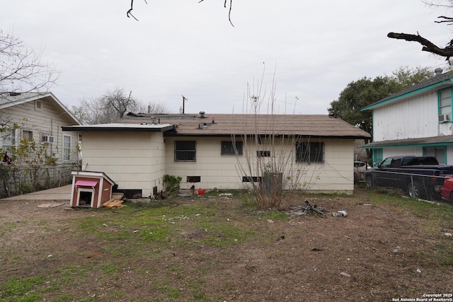 view of rear view of property