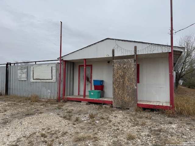 view of back of house