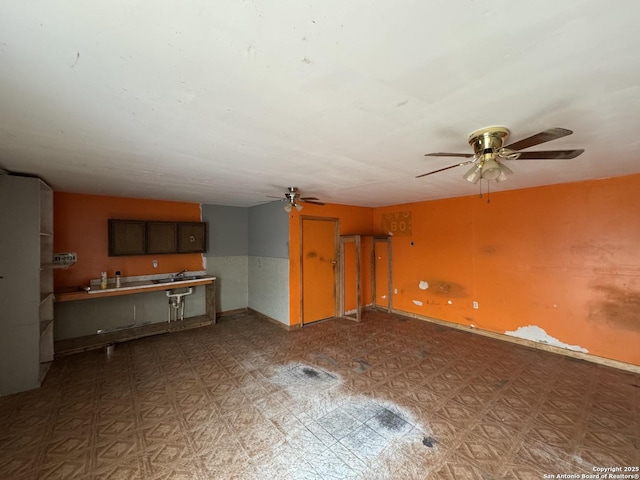 view of unfurnished living room