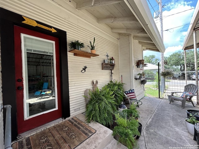 view of patio