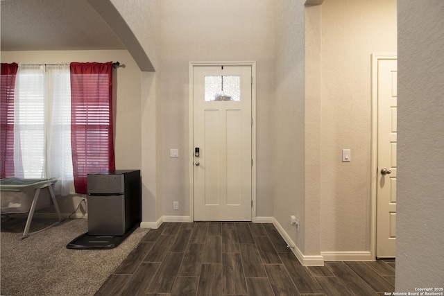 entrance foyer featuring a wealth of natural light