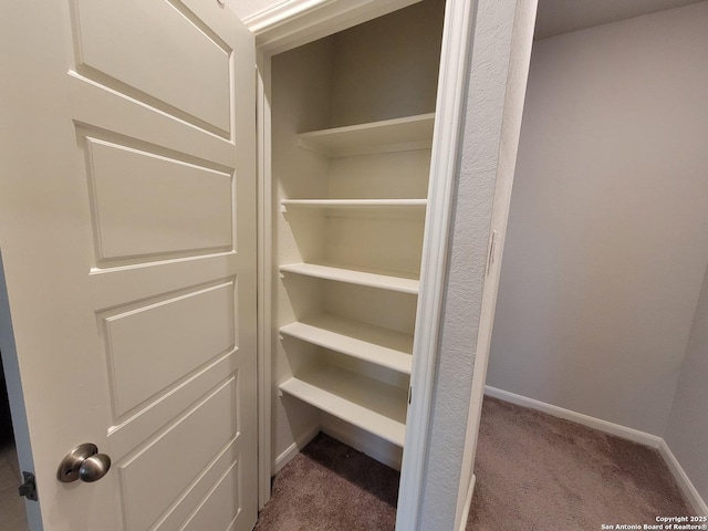 view of closet