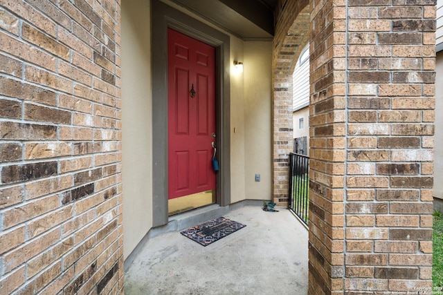 view of property entrance