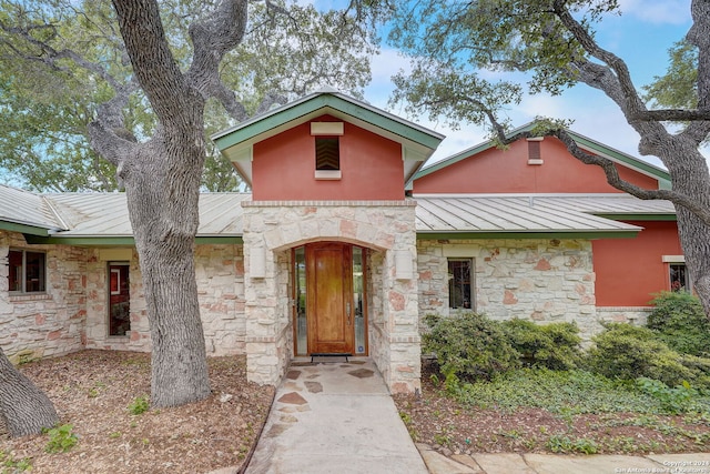 view of front of property