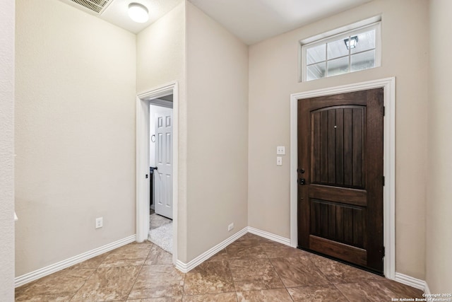 view of entrance foyer