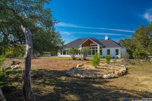 view of front of home