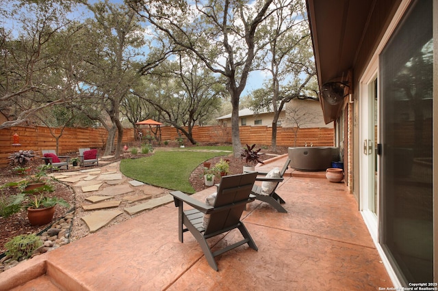 view of patio