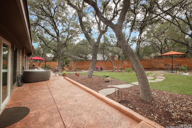 view of patio