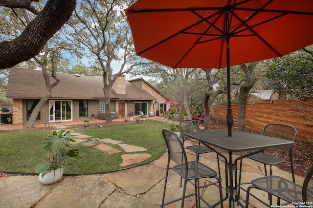 view of patio