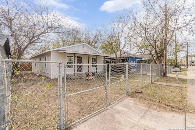 view of bungalow