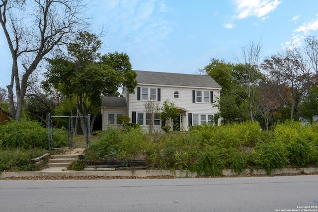 view of colonial inspired home