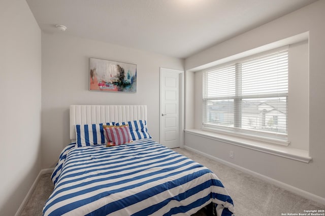 bedroom with carpet flooring