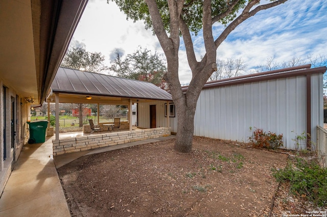 exterior space featuring a patio area