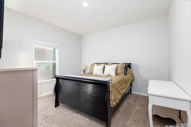 bedroom featuring carpet floors