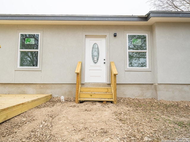 view of entrance to property