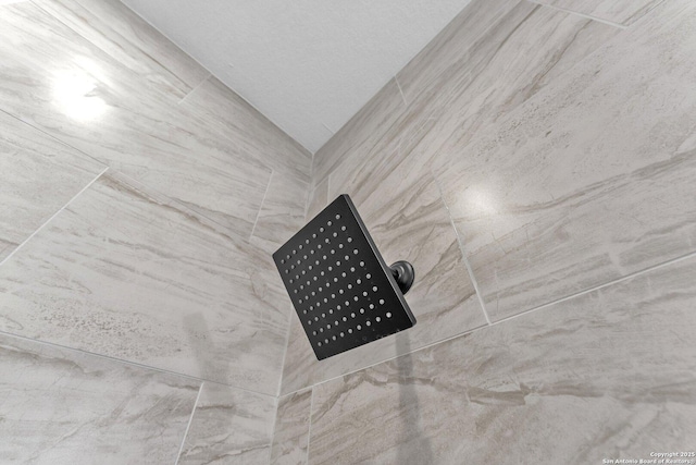 details featuring tiled shower