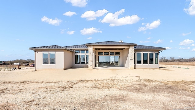 view of rear view of property