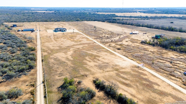 bird's eye view featuring a rural view