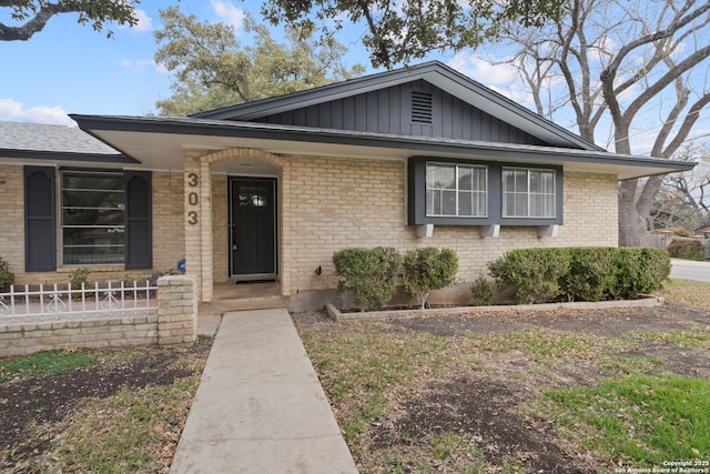 view of bungalow-style home