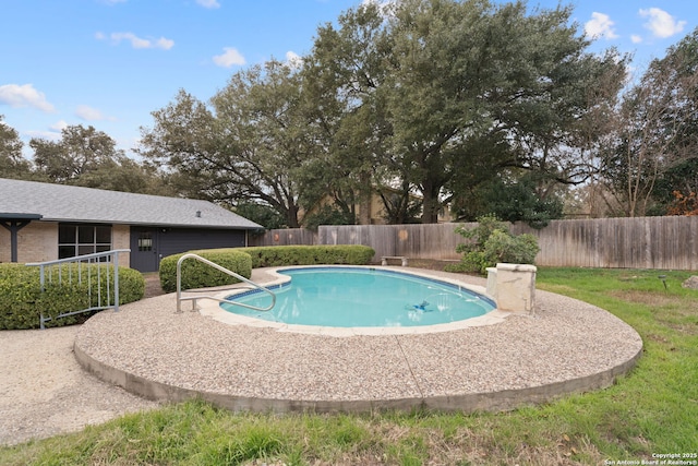 view of pool