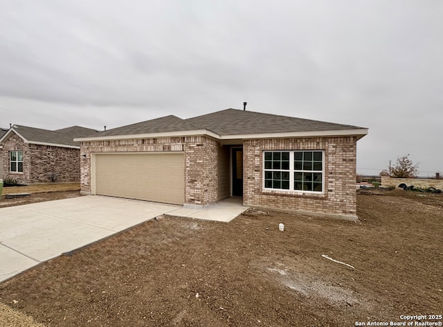 ranch-style house with a garage