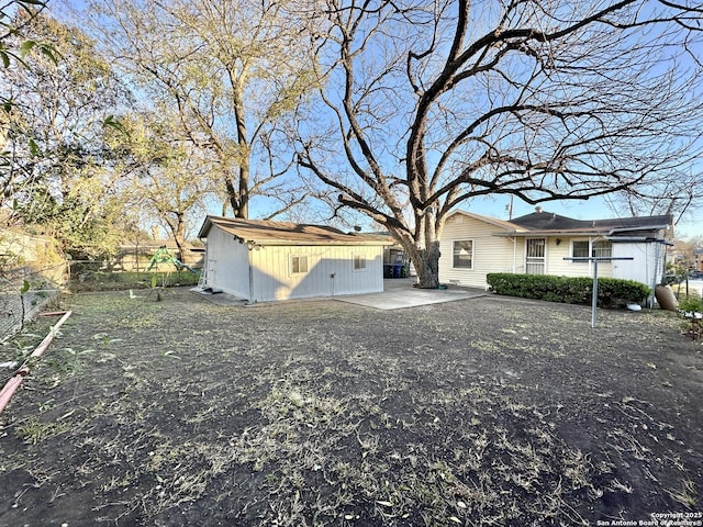 exterior space with a patio area