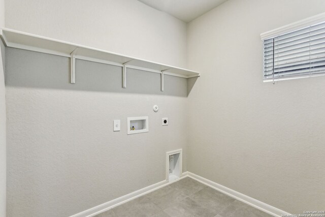 11559 Cottage Pt, San Antonio, TX 78254 - laundry area with hookup for a washing machine, gas dryer hookup, and hookup for an electric dryer