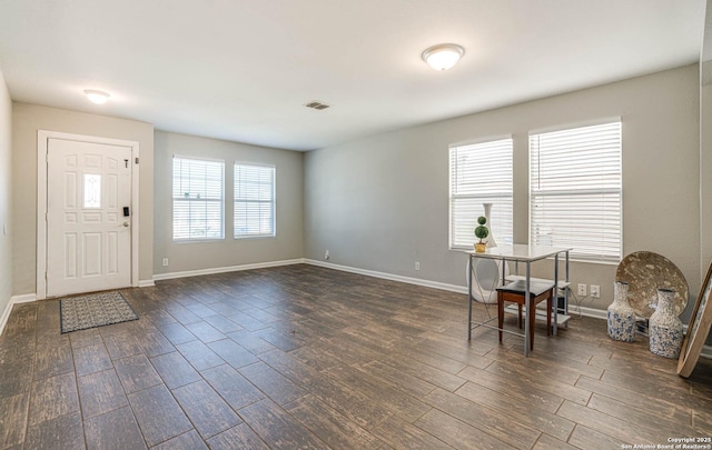 entrance foyer featuring a wealth of natural light