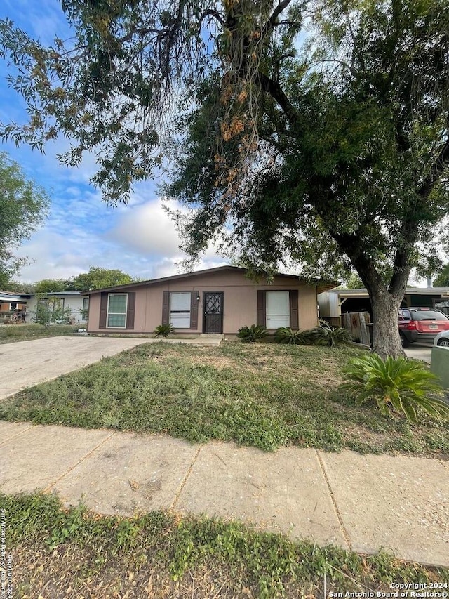 view of ranch-style house