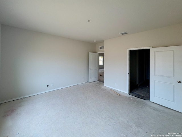 view of unfurnished bedroom