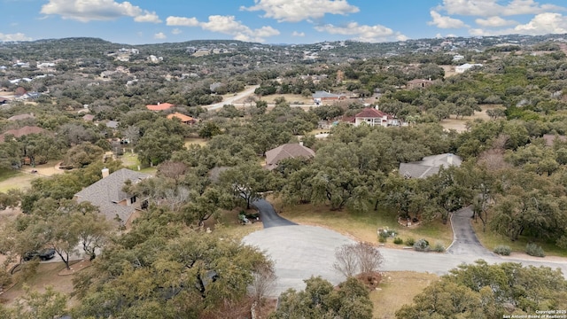 bird's eye view featuring a mountain view