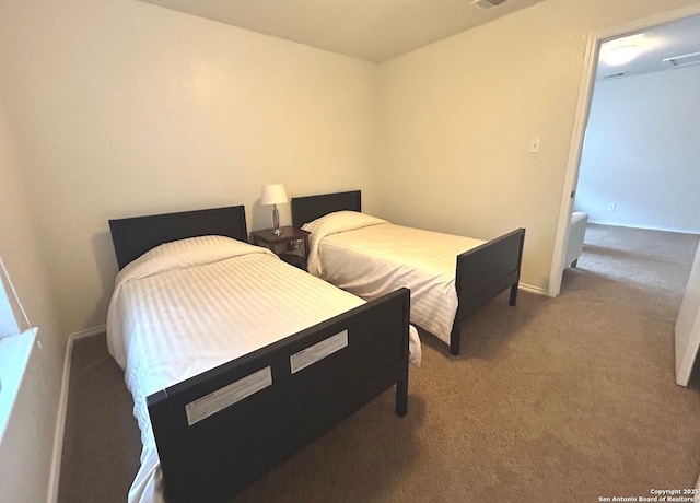 bedroom featuring carpet floors