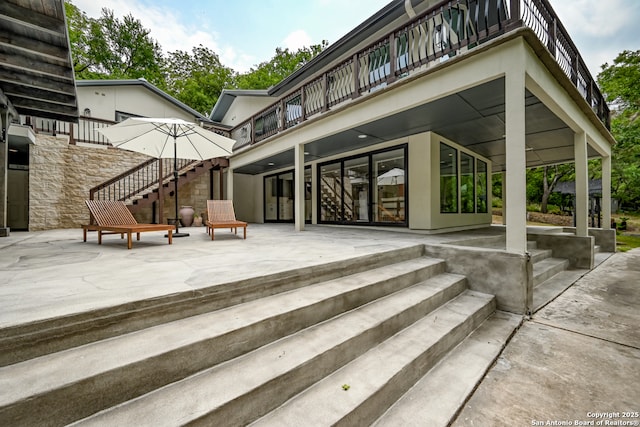 exterior space with a patio area