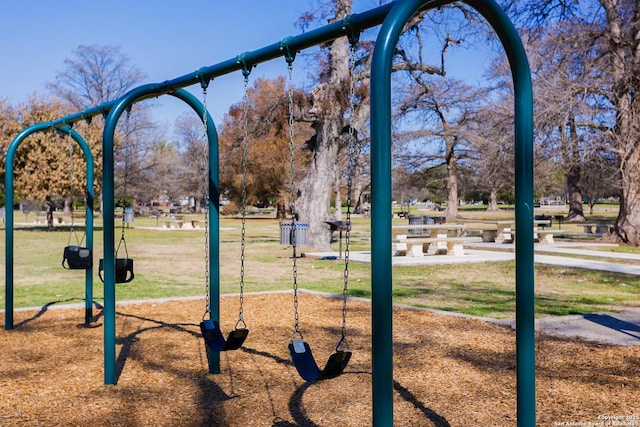 surrounding community with a playground