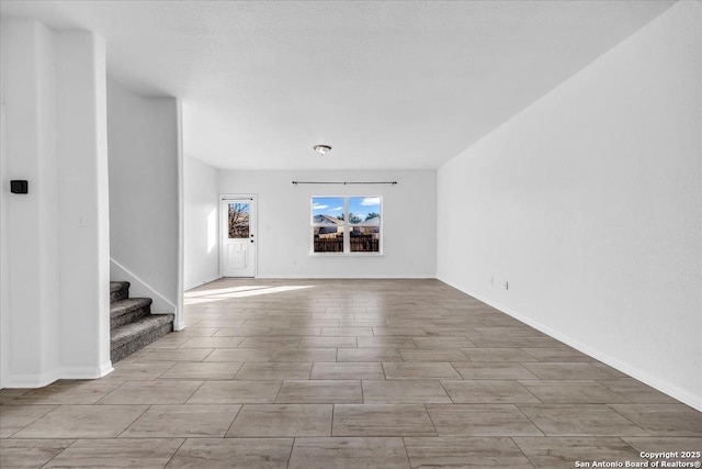 view of unfurnished living room